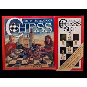 The Kids Book Of Chess & Chess Set By Harvey Kidder